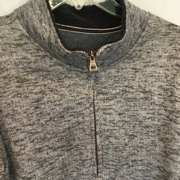 Weatherproof Men's Vintage Quarter Zip Pullover Sweater Size XXL in Gray Golf - Picture 3 of 9